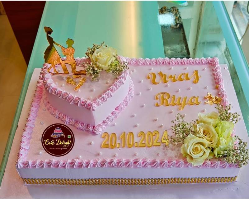Engagement cake