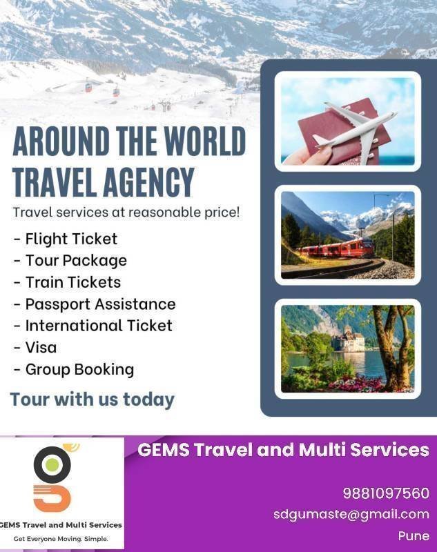 Travel Services Offered by us