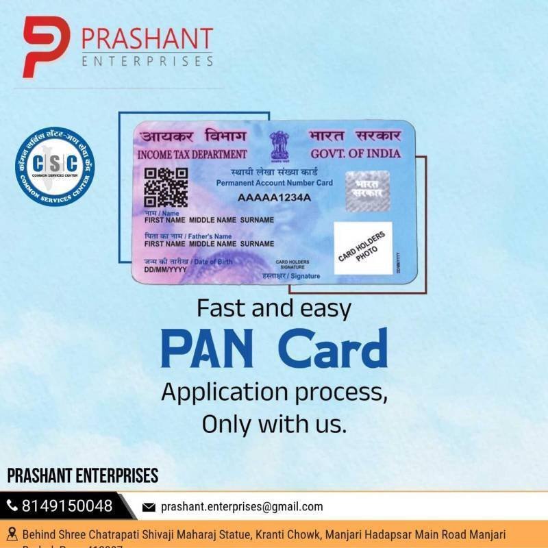 Pan Card Services - New Pan Card, Pan Correction